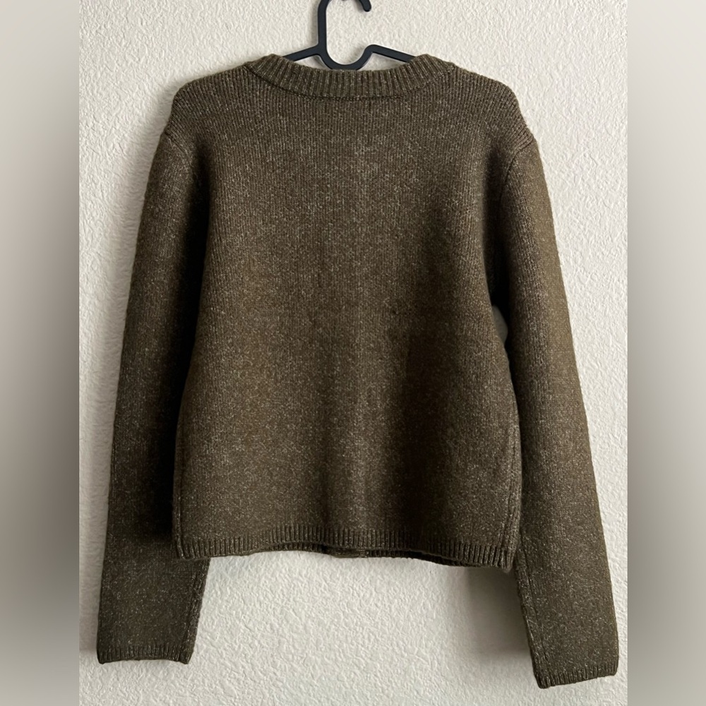 Reformation Olive Green Knit Cardigan - Picture 7 of 10